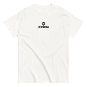 unisex-classic-tee-white-front-6a0b6324305e7.jpg Euwarriors Logo Tee (Black Logo)